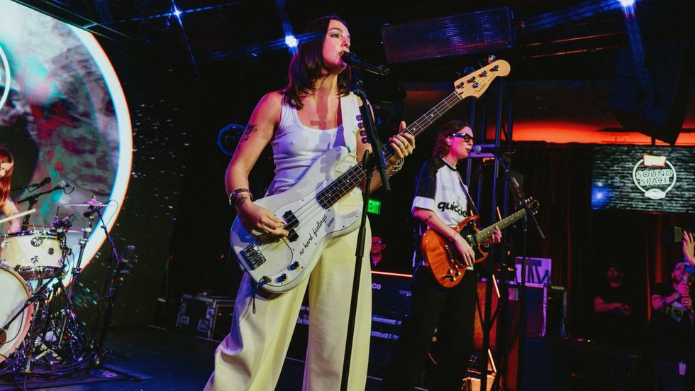 The Beaches inside the In-N-Out Burger Sound Space