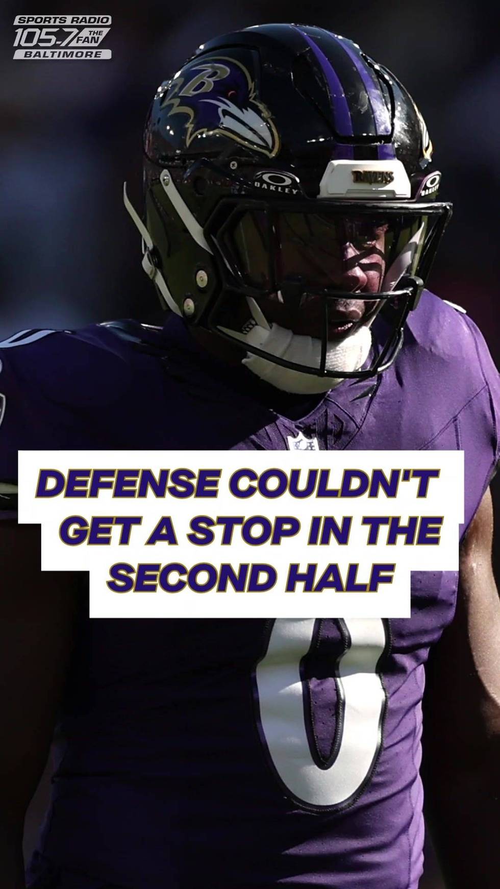 The Ravens Just Can't Hold a Second Half Lead