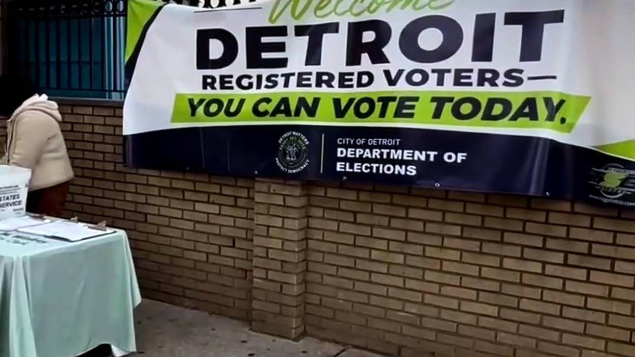 Record number of Detroiters voted early, in-person over the weekend