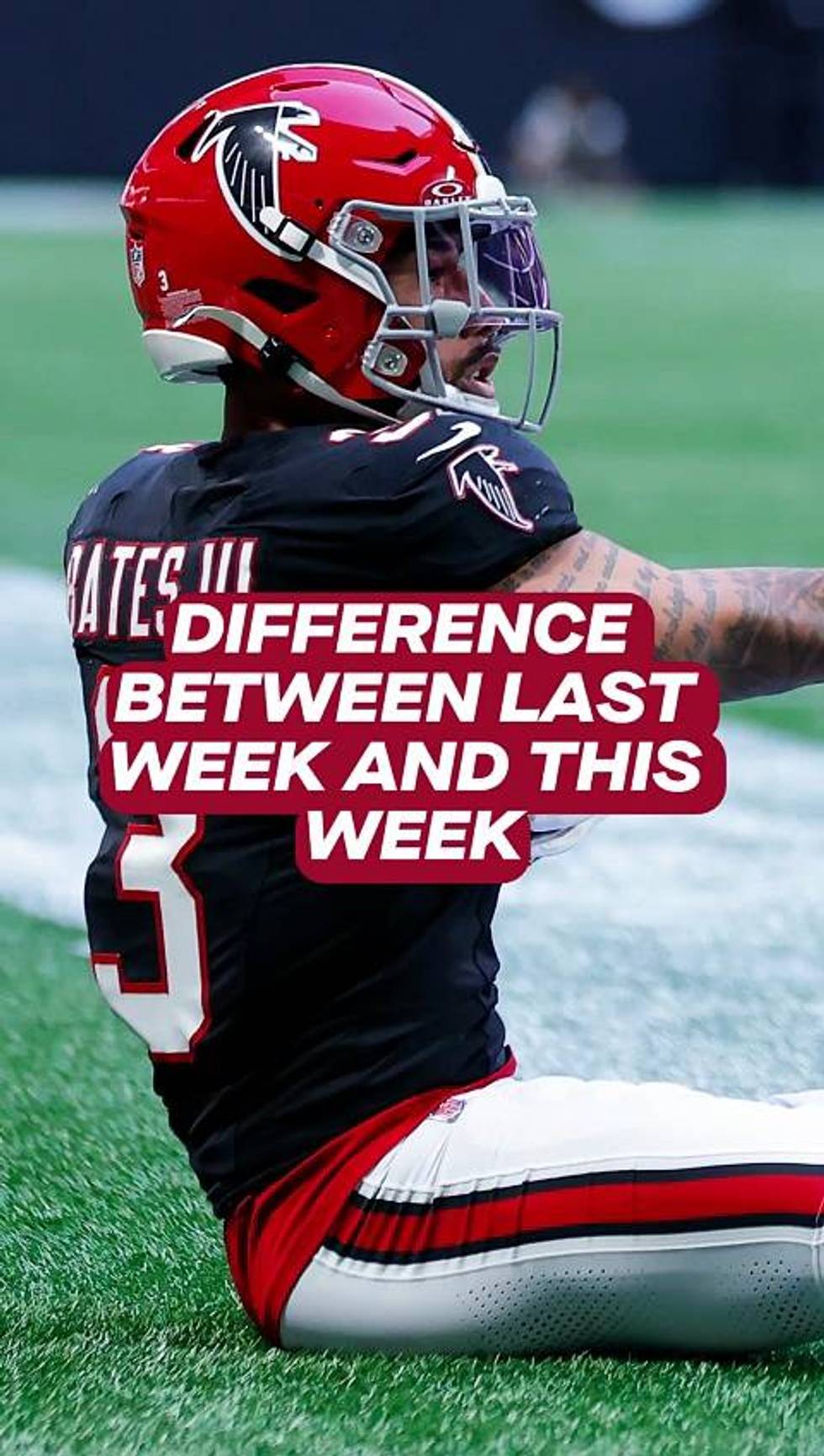 Last week verses this week