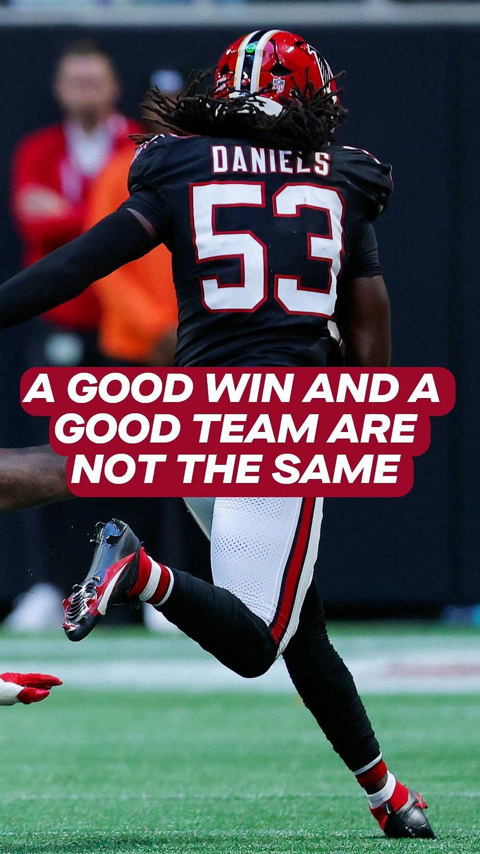 It takes more than a good win to be a good team for the Falcons