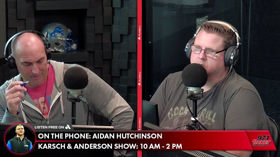 Aidan Hutchinson Calls In To Talk Lions Surging Defense | Karsch and Anderson