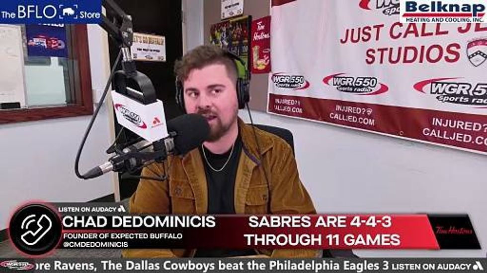 Chad DeDominicis on expecting a BIG Sabres move & biggest issues so far | The Jeremy and Joe Show