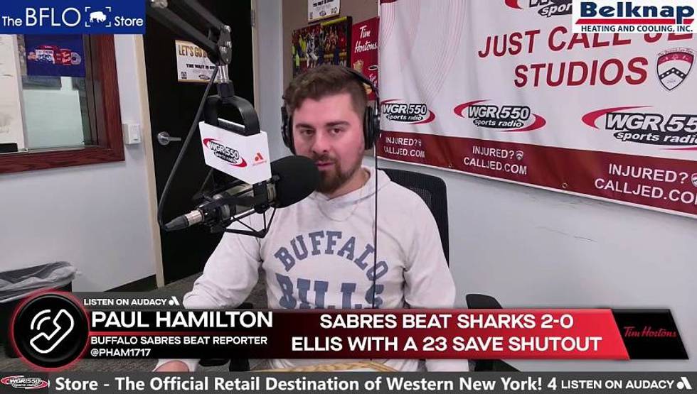 Paul Hamilton analyzes Sabres 2-0 Win over Sharks | The Jeremy and Joe Show