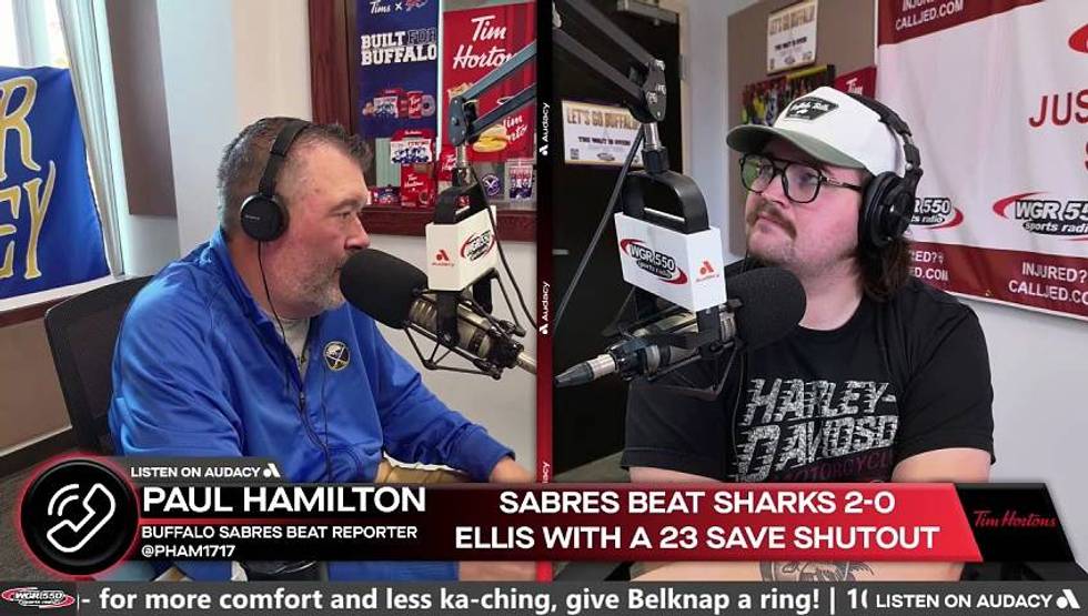 Paul Hamilton's take aways from the Sabres 2-0 win over San Jose.|WGR Middays|