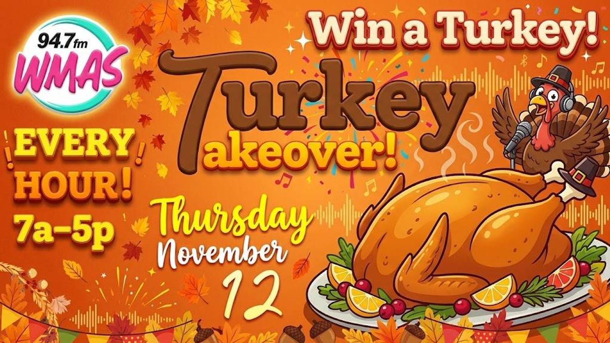 Thanksgiving Turkey Takeover! Enter your name to win