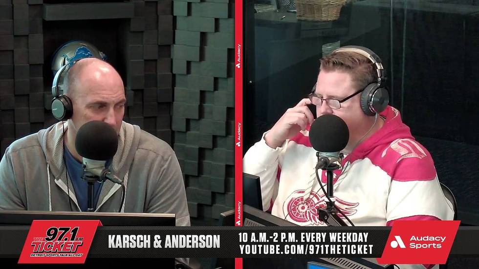 Red Wings Won't Play Larkin Thursday Night | Karsch and Anderson