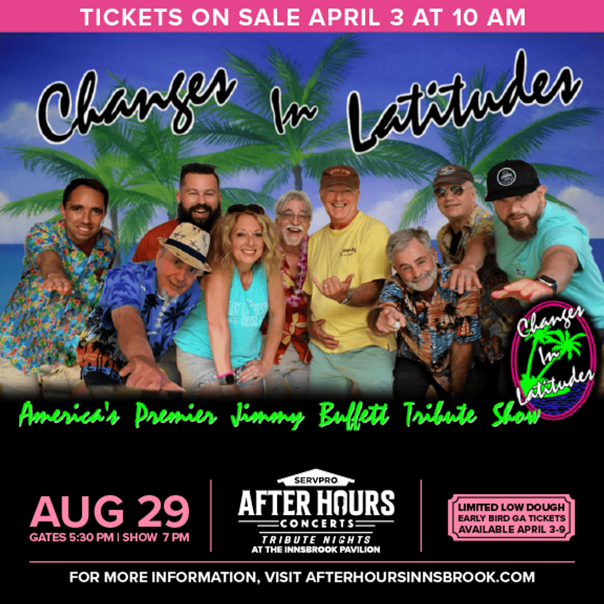 Win Tickets to See the: Changes In Latitudes
