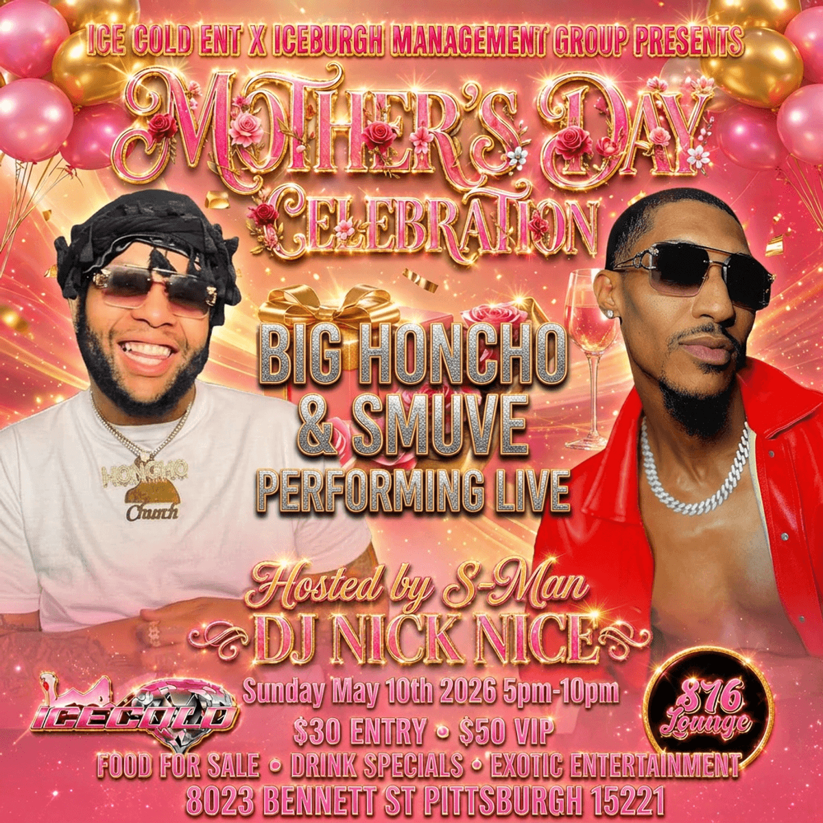 Enter to Win Tickets to A Mother's Day Celebration at 876 Lounge
