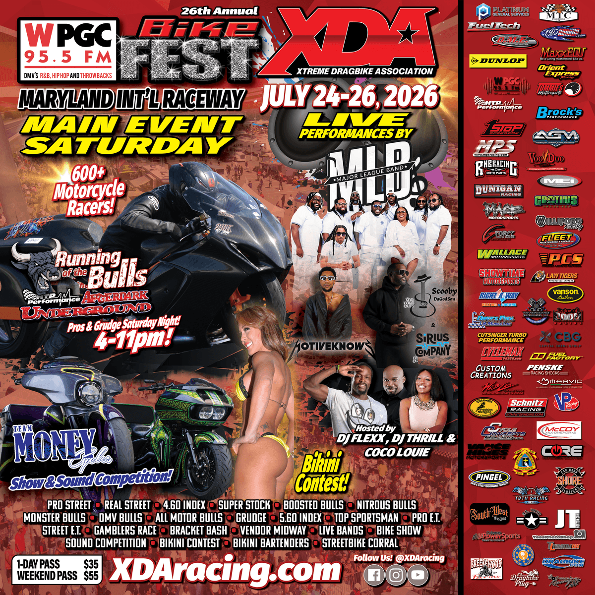 Flexx & Nightshow | WPGC Bikefest