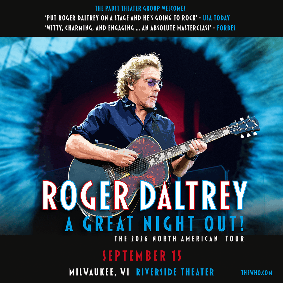 Your chance to see Roger Daltrey