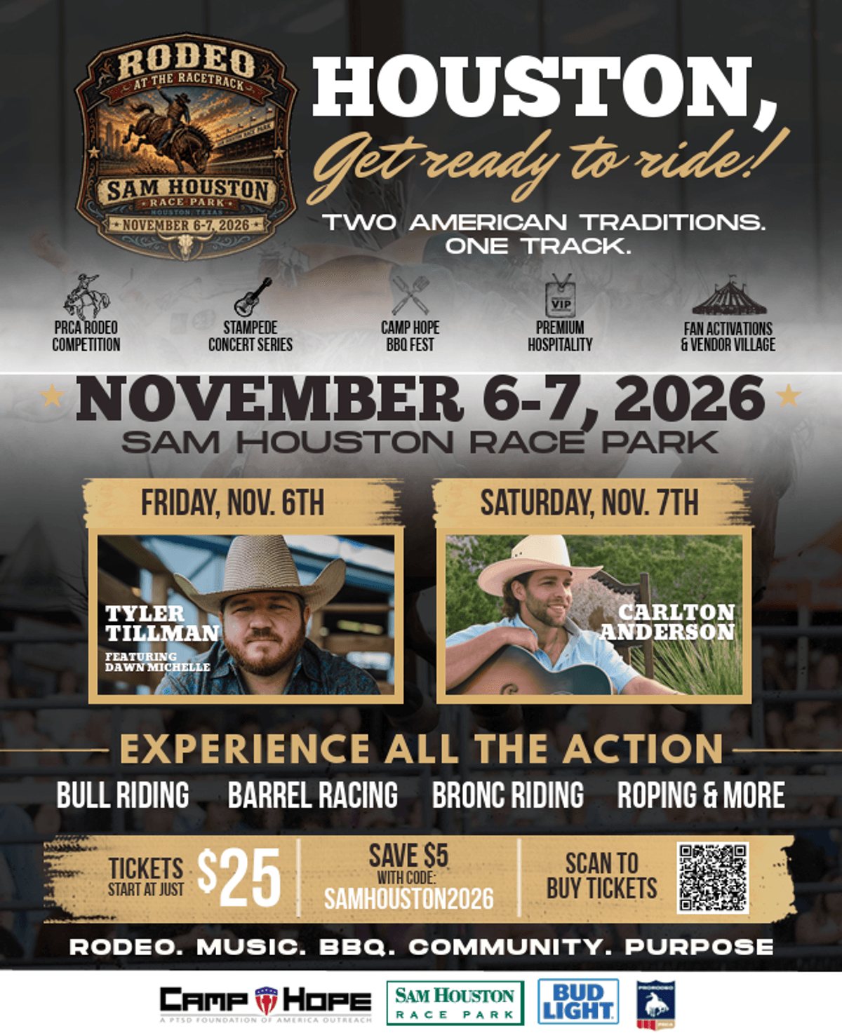 Your chance to win 4 tickets to Rodeo at the Racetrack at Sam Houston Race Park