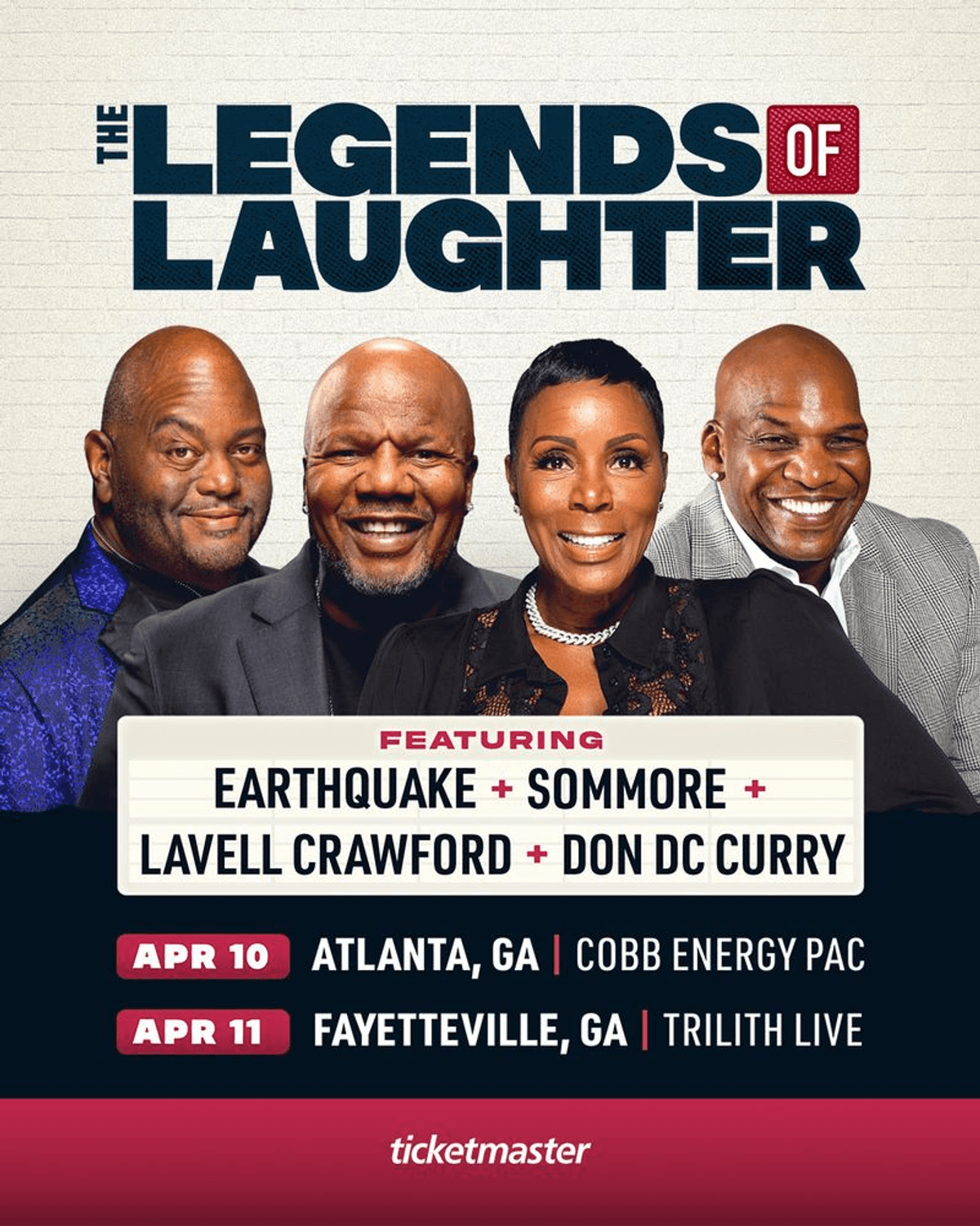 Win Tickets to The Legends of Laughter! April 10