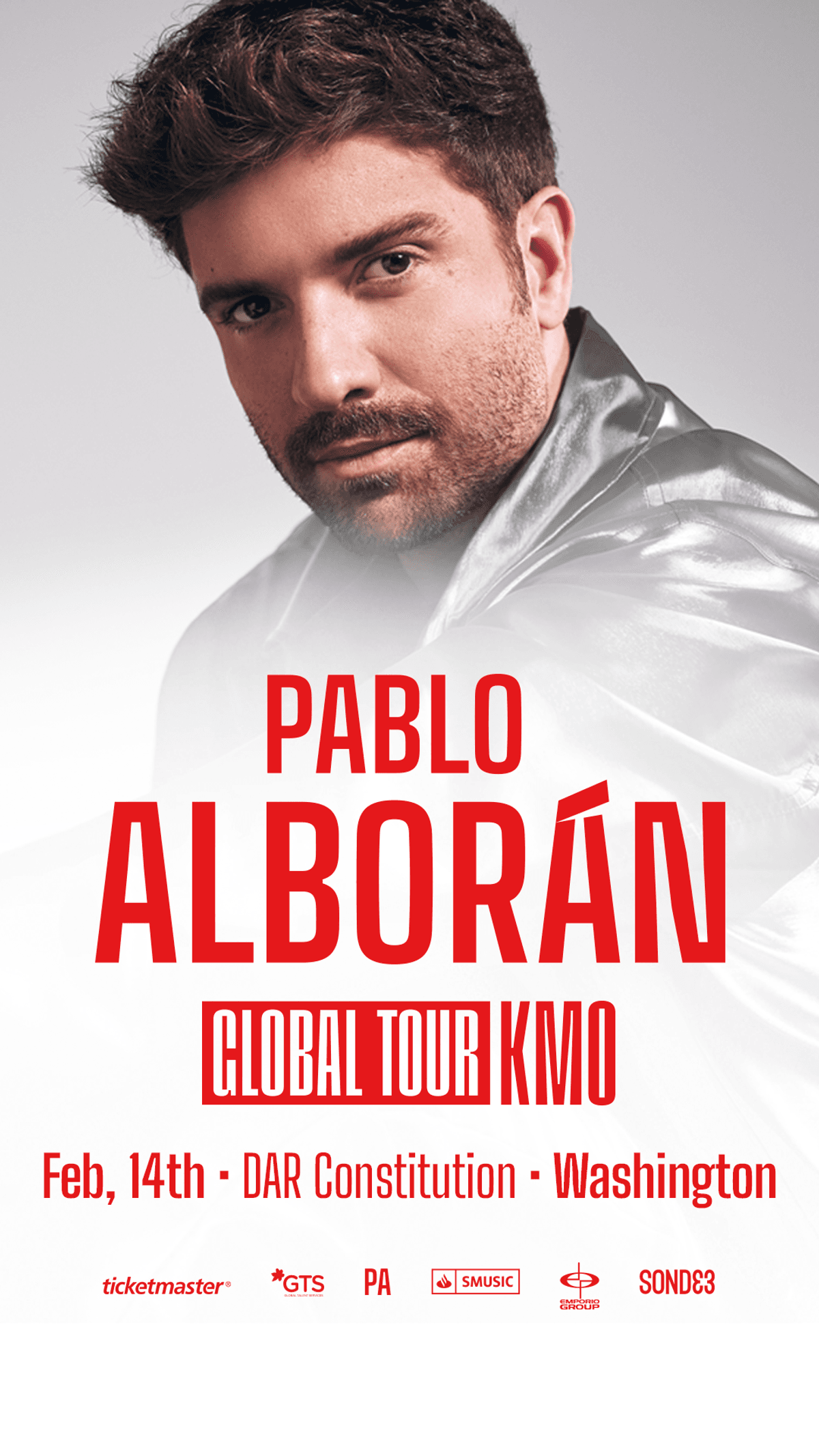 Gana: Boletos para Pablo Alboran