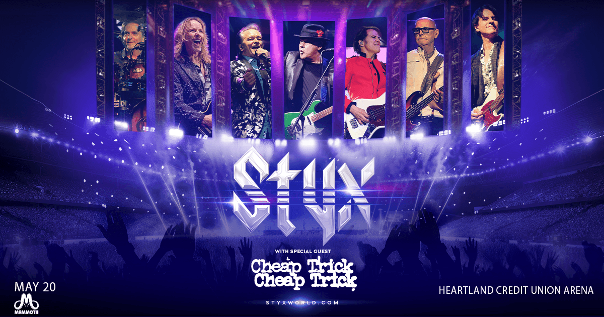 Listen for your chance at STYX & Cheap Trick tickets!