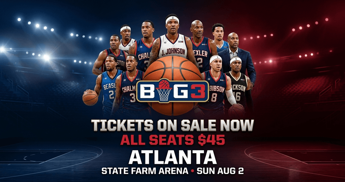 Listen all weekend to win tickets to ICE Cube's BIG 3 Basketball 3 On 3 Tournament