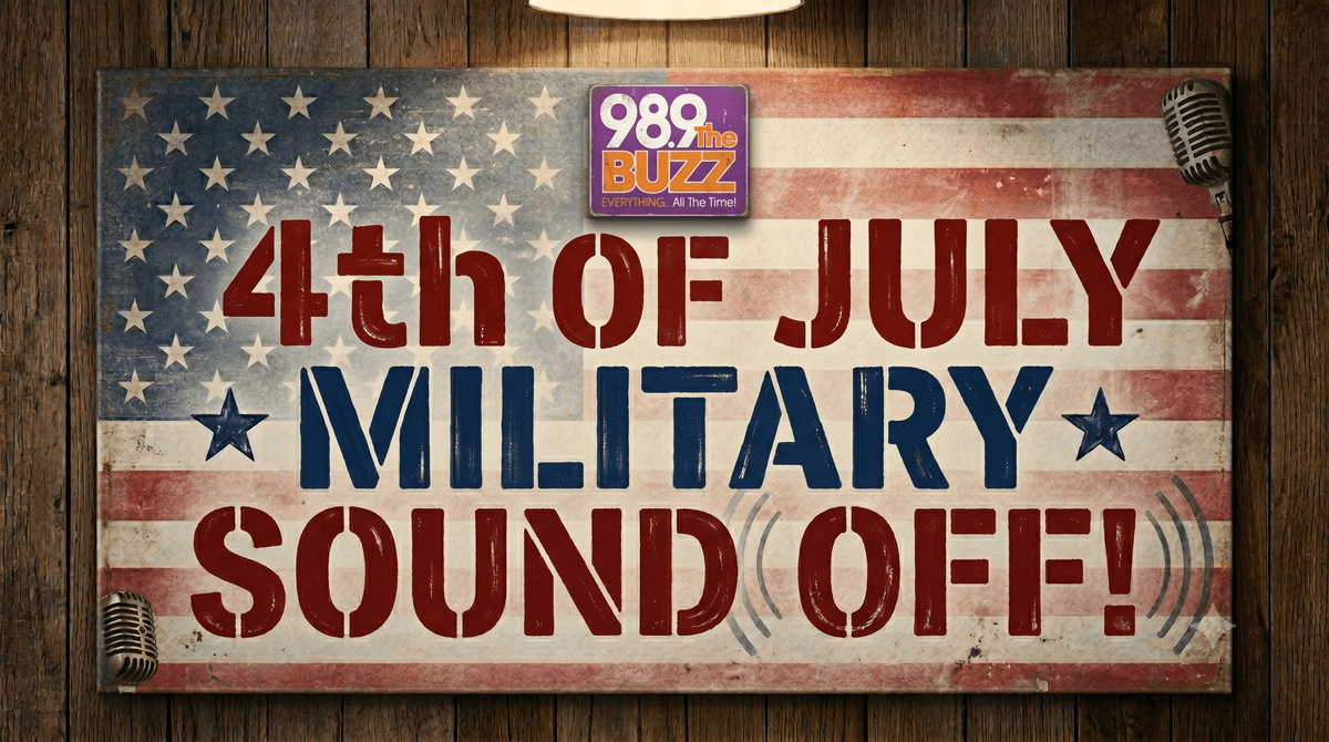 98.9 The Buzz 4th Of July Military Sound Off