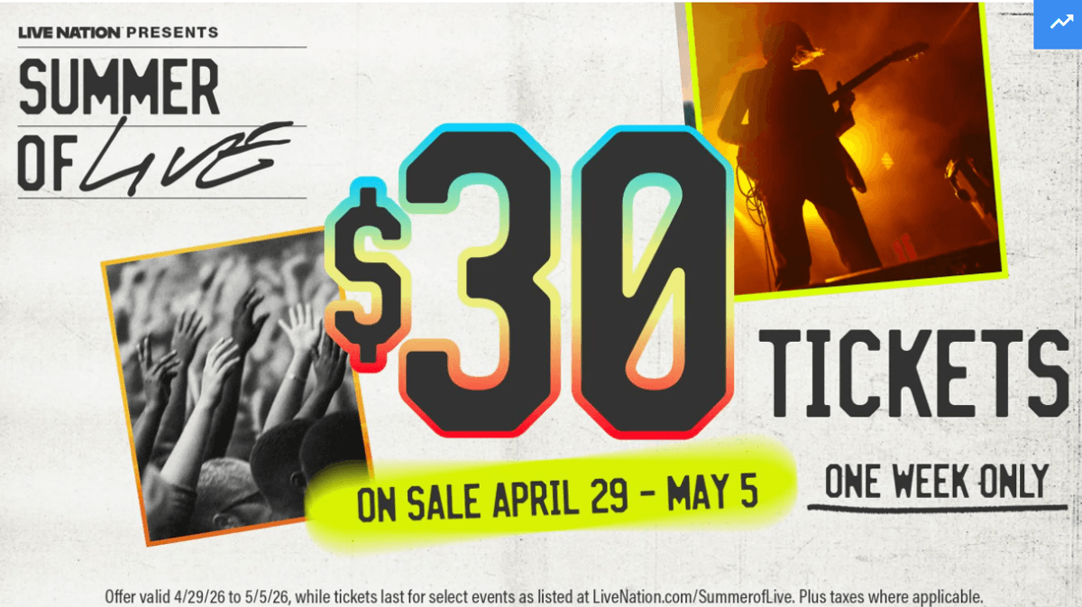Listen for a chance to win concert tickets!