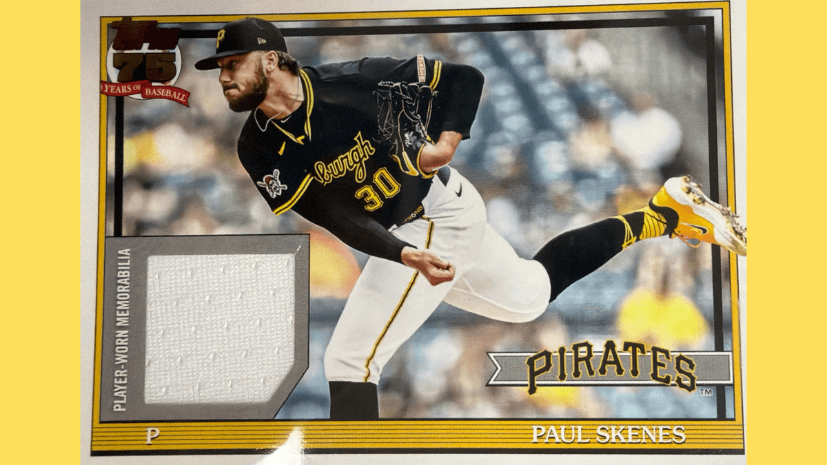 Win a 2026 Topps Chrome Paul Skenes Jersey Card