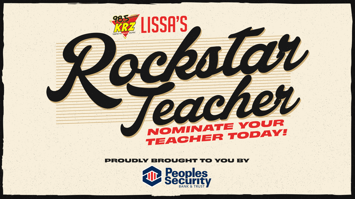Lissa's Rockstar Teacher is BACK.  Nominate your teacher!