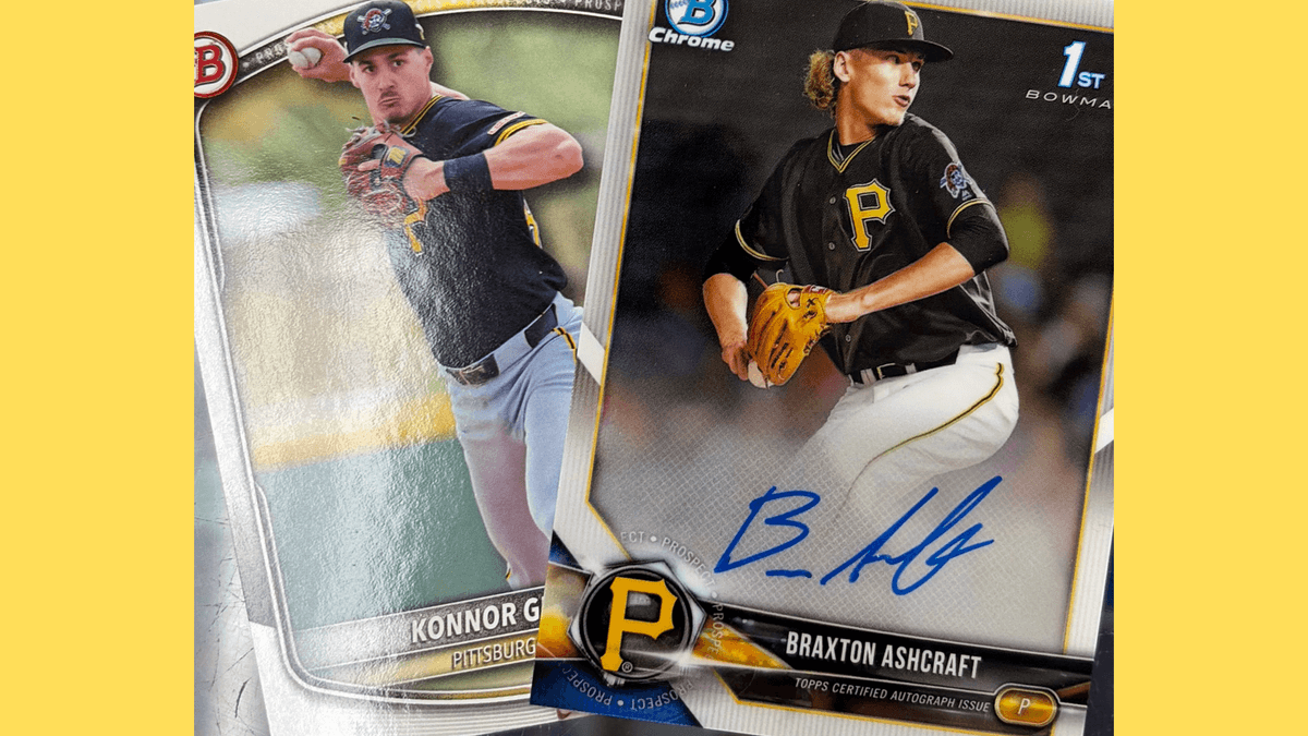 Win a 2025 Bowman Konnor Griffin Card & a 2019 Braxton Ashcraft Autographed Bowman Rookie Card