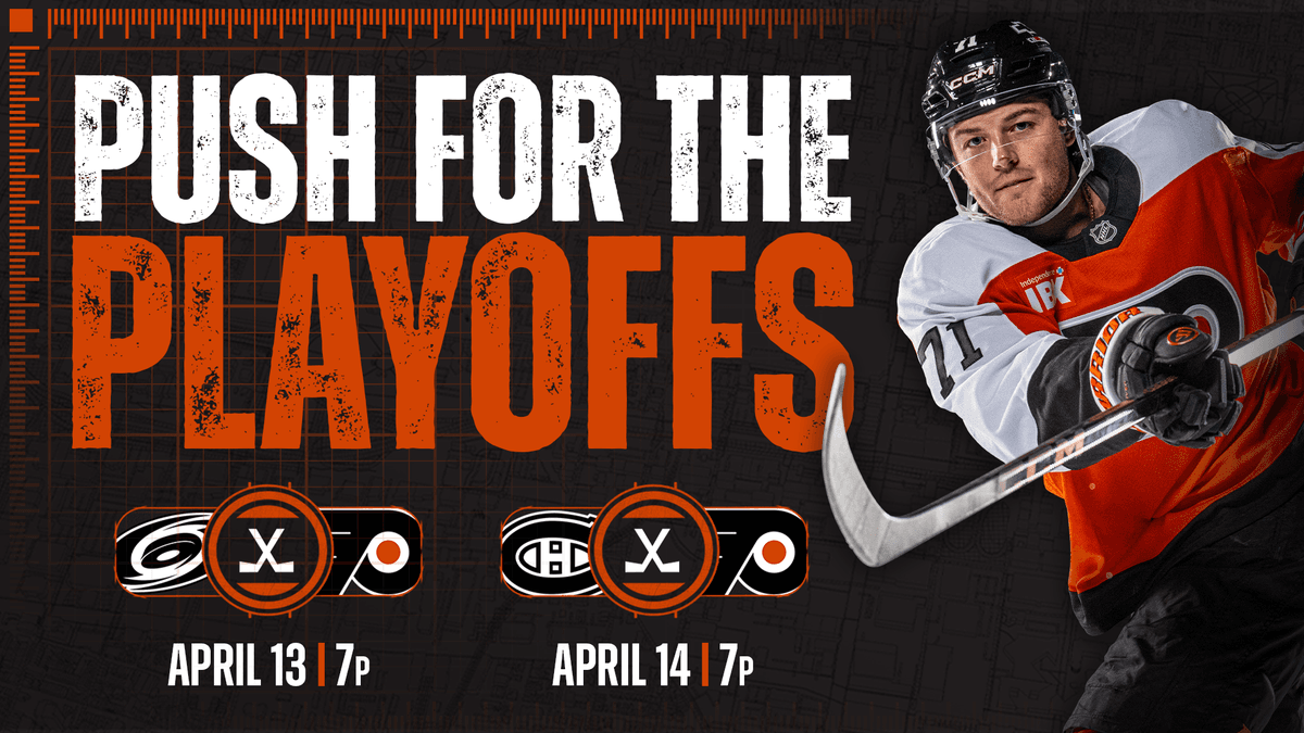Your chance to win tickets to the Philadelphia Flyers on April 13th