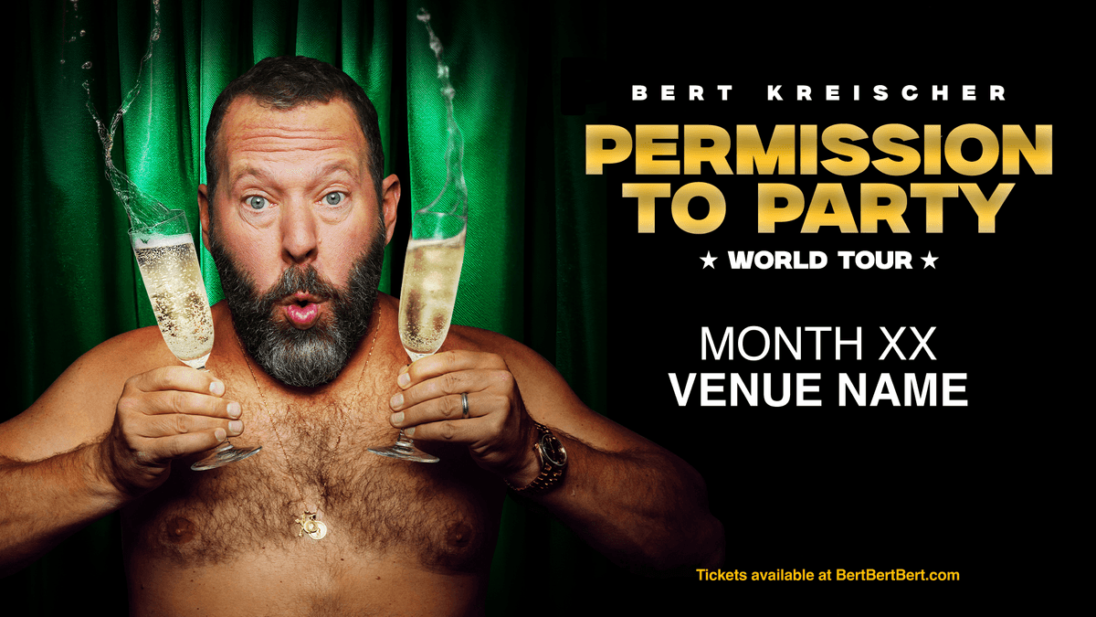 Your chance to win tickets to see comedian Bert Kreischer on October 9th