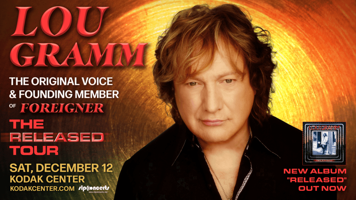 WCMF: Your chance to win a pair of tickets to see Lou Gramm at Kodak Center 12/12