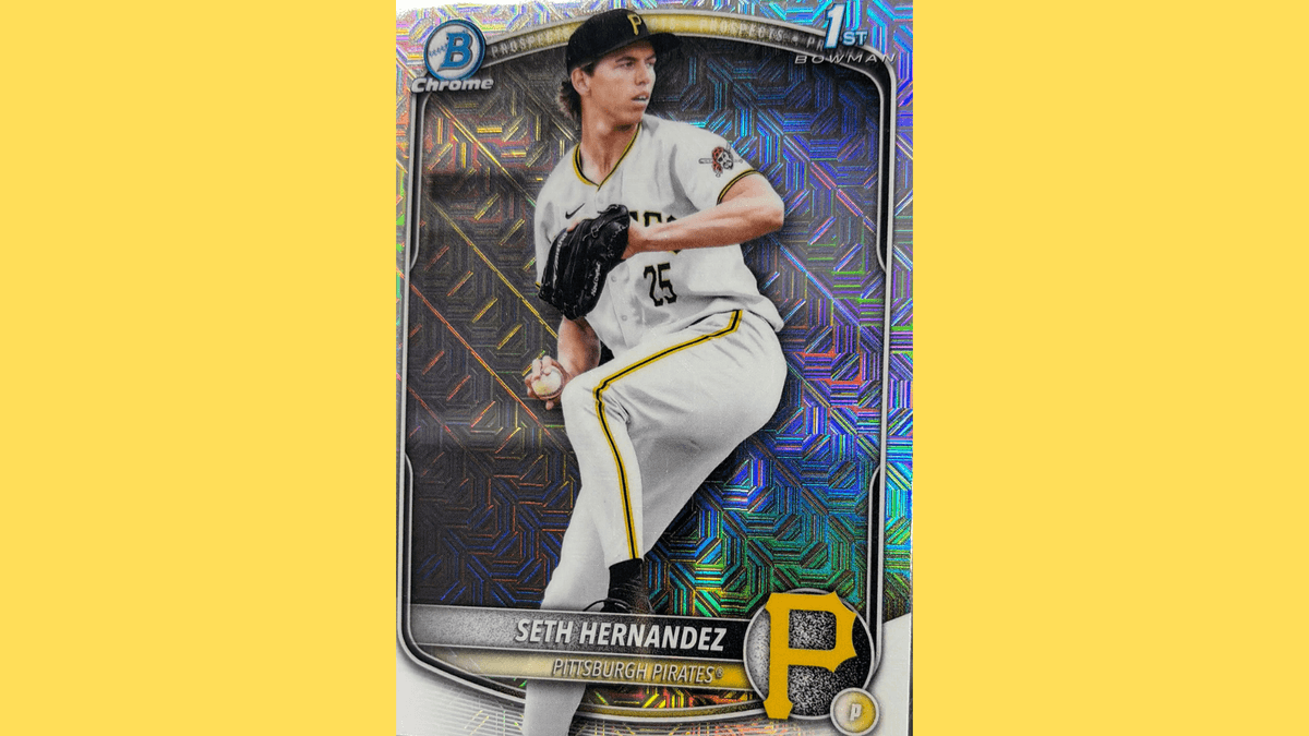 Win a Seth Hernandez Mojo Refractor 2025 Bowman Chrome Card