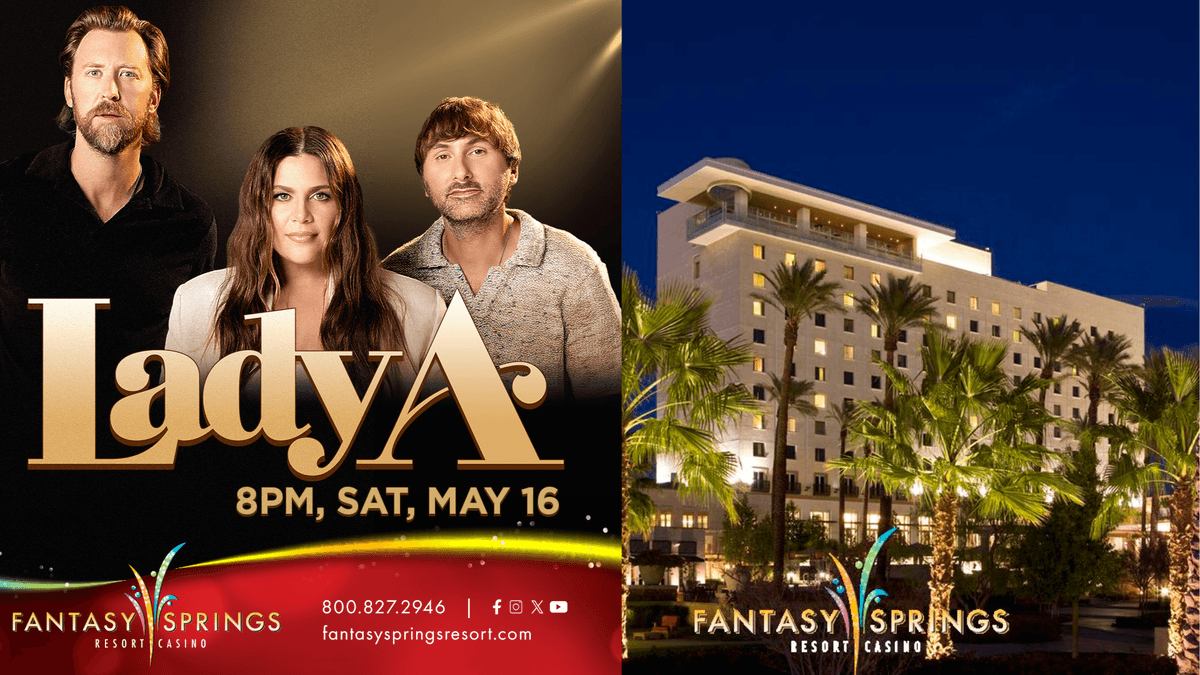 Weekend Code Words: Staycation at Fantasy Springs Resort Casino For Lady A!