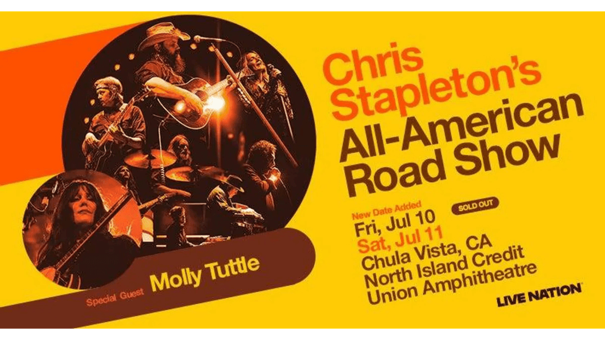 At Work Perk: Chris Stapleton at North Island Credit Union Amphitheatre