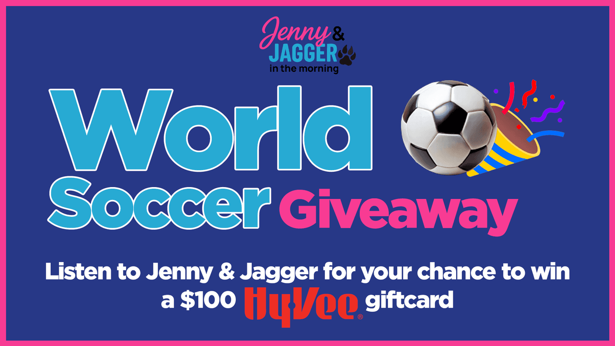 Listen for a chance to win a $100 HyVee gift card!