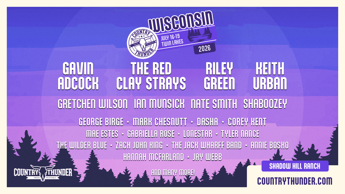 Listen for your chance to win tickets to Country Thunder
