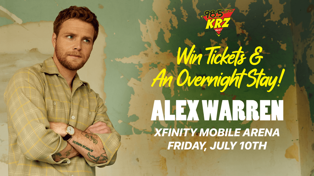 98.5 KRZ Has Your Chance to See Alex Warren!