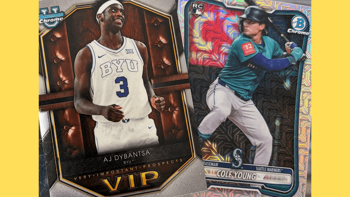 Win an Aj Dybantsa Bowman Chrome Rookie Card + a Cole Young Rookie Card