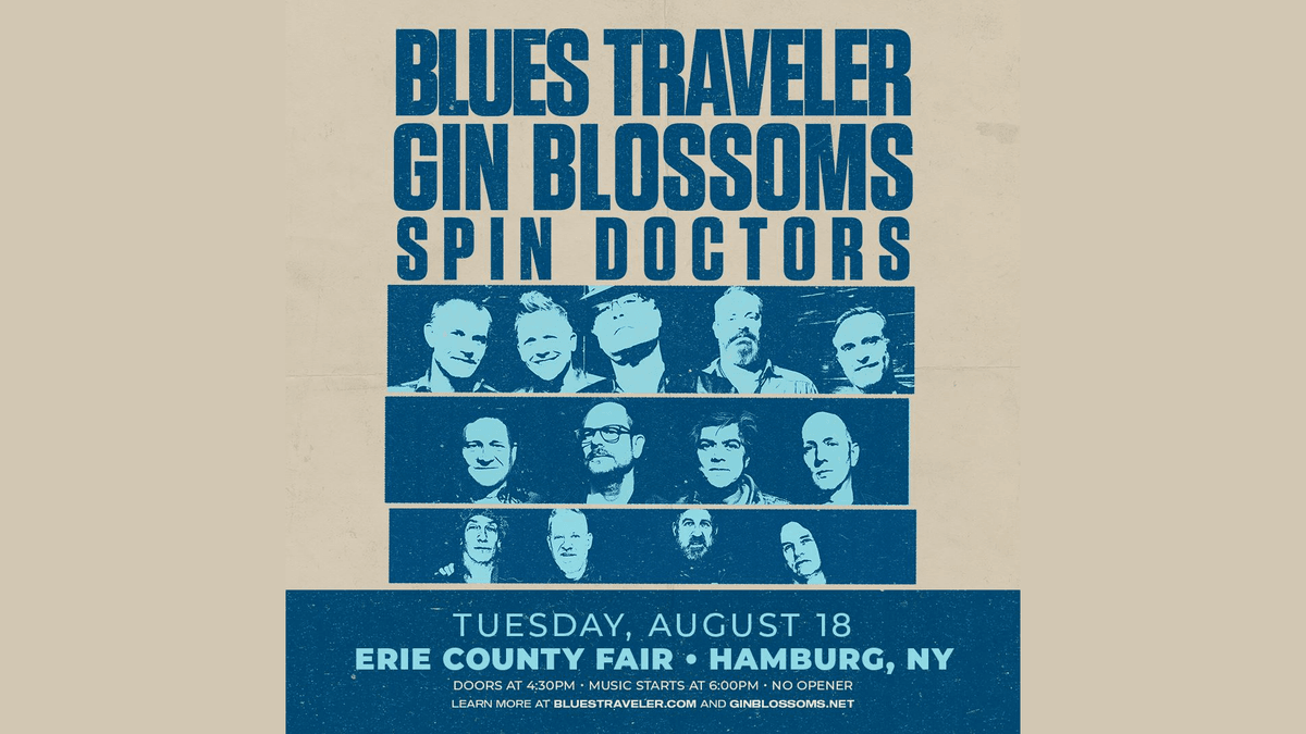 WGR: Your Chance to Win tickets to Blues Traveler, Gin Blossoms & Spin Doctors at the Erie County Fair