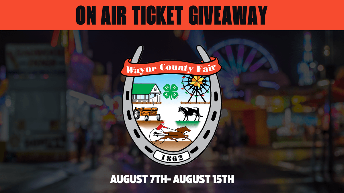 Froggy 101 Has Tickets to the Wayne County Fair!