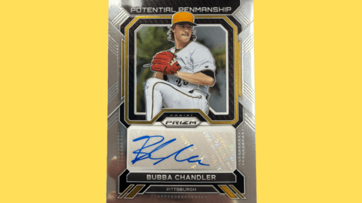 Win a 2023 Bubba Chandler Autographed Rookie Card