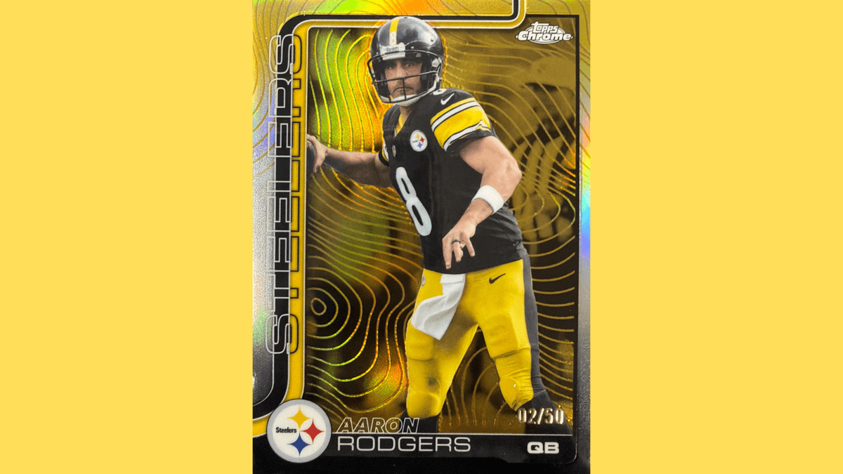 Win an Aaron Rodger's Topps Chrome Gold Card