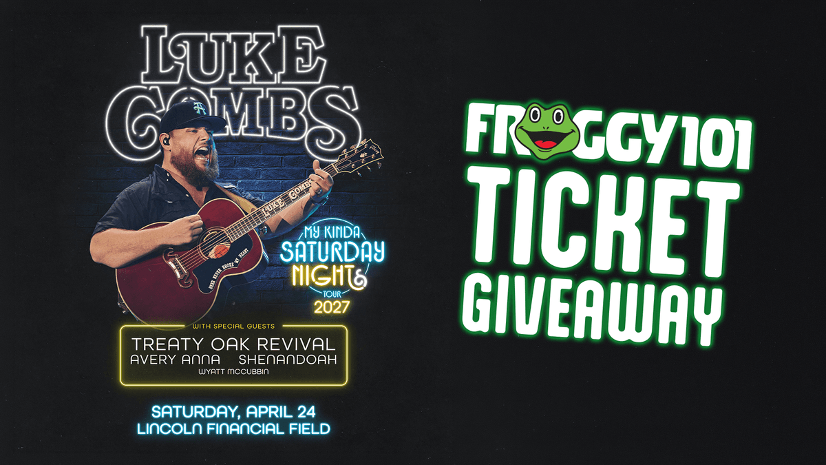 Froggy 101 Has Your Chance to See Luke Combs!