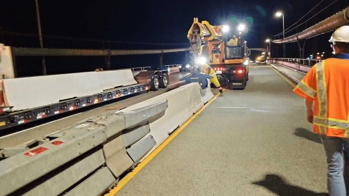 Traffic squeeze to start on Delaware Memorial Bridge this Labor Day