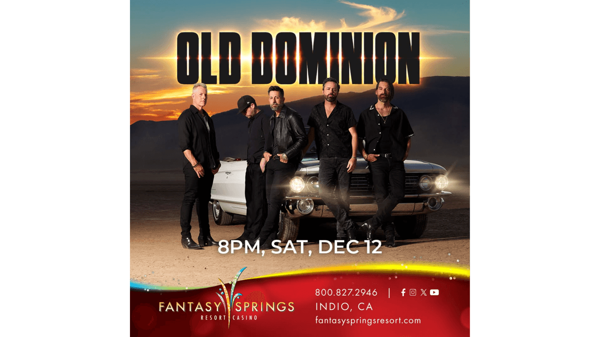 At Work Perk: Old Dominion at Fantasy Springs Resort Casino