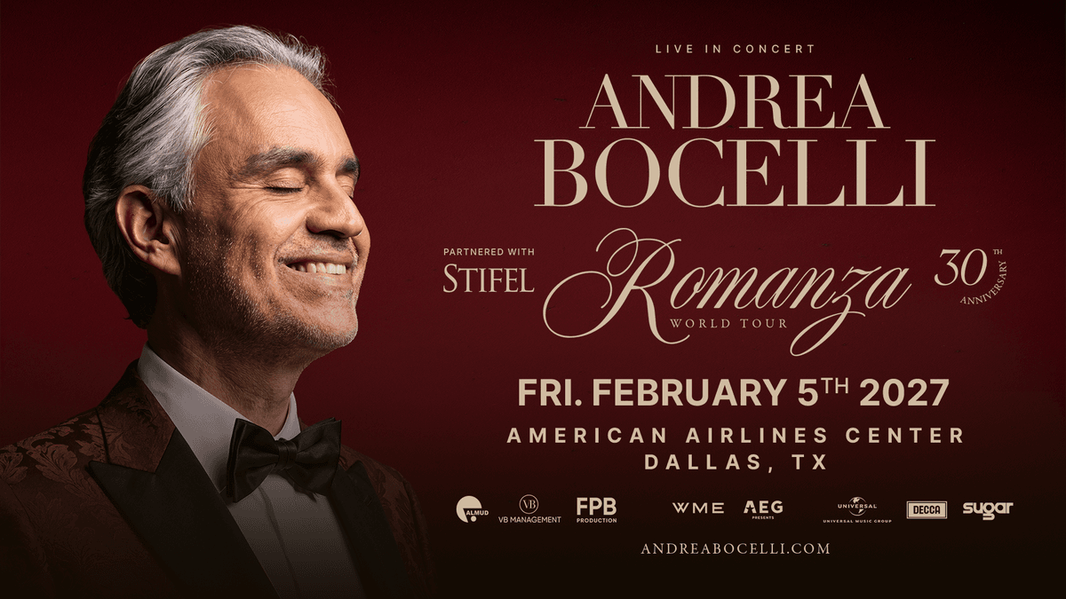 Andrea Bocelli goes Around Town for your chance at tickets!