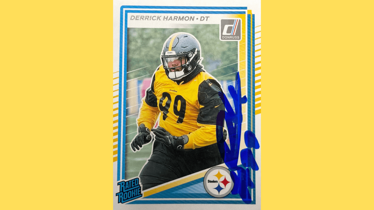 Win a 2025 Donruss Derek Harmon Autographed Rookie Card