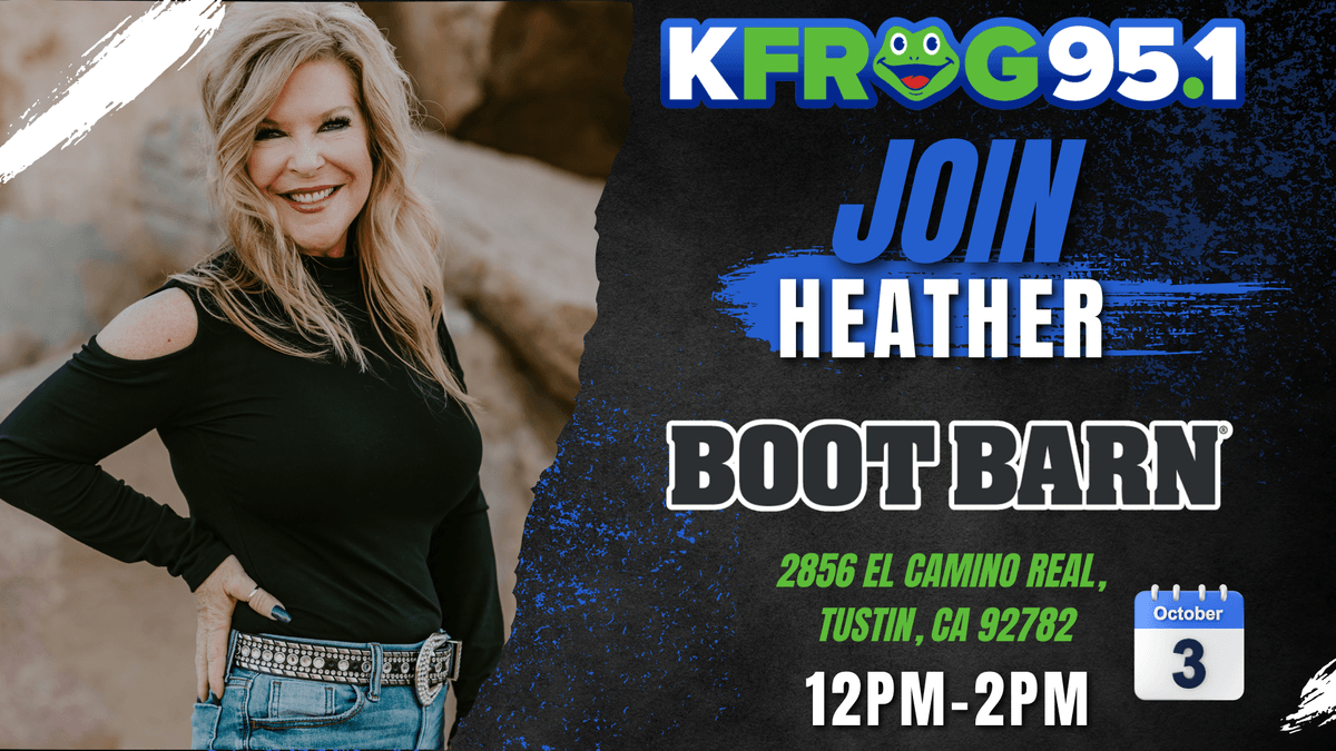 K-FROG's Christmas Throwdown Ticket Giveaway at Boot Barn in Tustin!