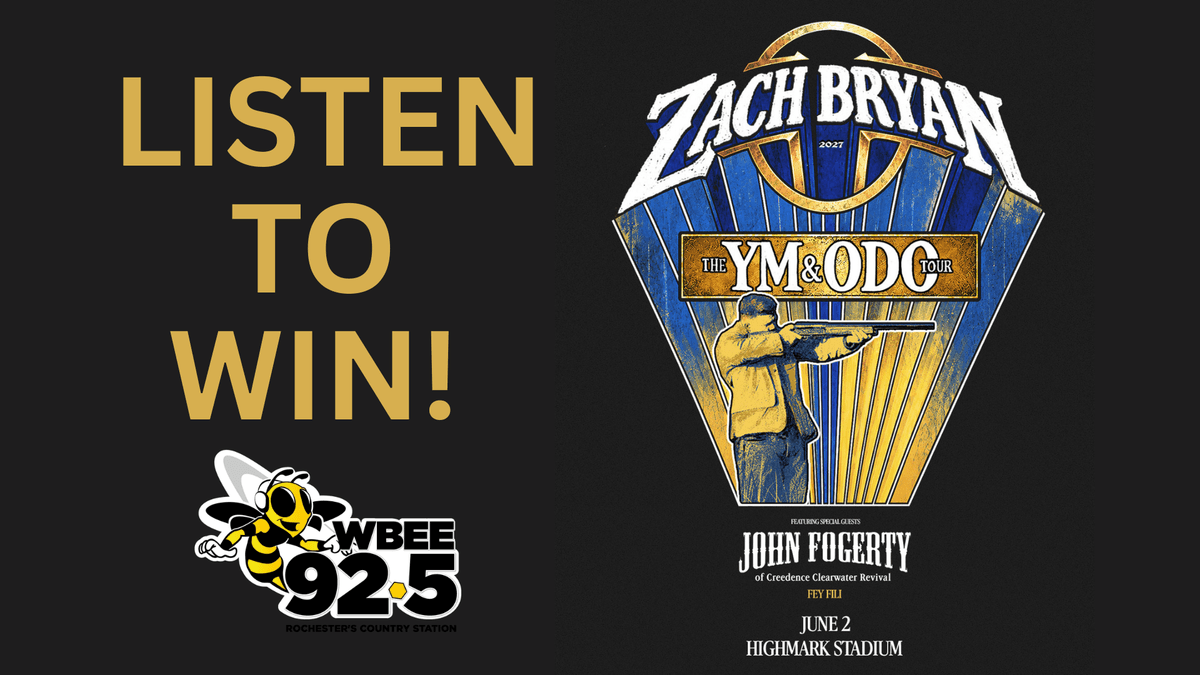 WBEE: You could win tickets to see Zach Bryan at Highmark Stadium