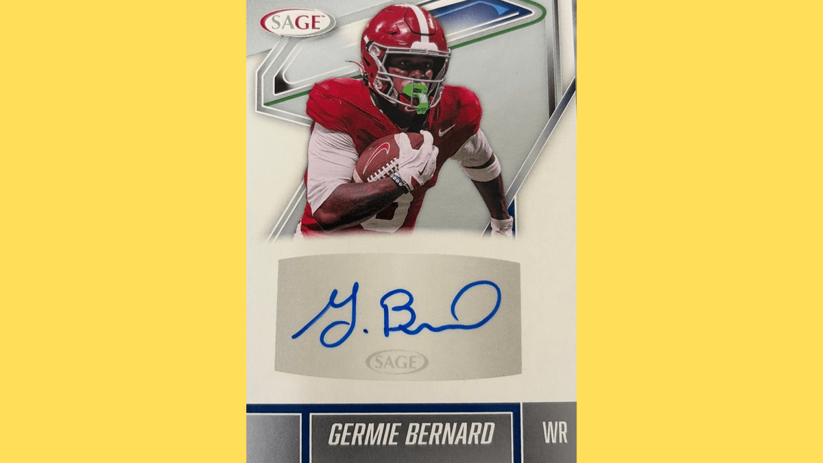 Win a Germie Bernard Rookie Autograph Card