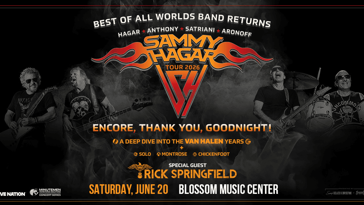 You Could See Sammy Hagar at Blossom Music Center!