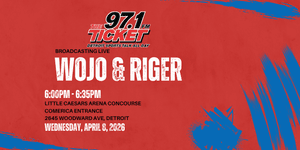 Wojo & Riger Broadcasting Live at Little Caesars Arena