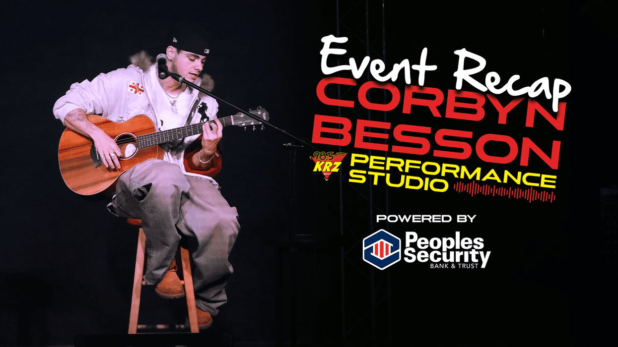 Corbyn Besson Stopped by the KRZ Performance Studio!